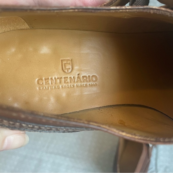 Centenario 1941 Portuguese Leather Double Monk Strap Shoe 40 - Picture 6 of 8